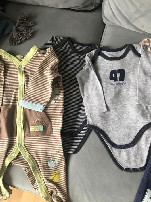 Paka Ubranka 62 śpioszki body H&M Mothercare