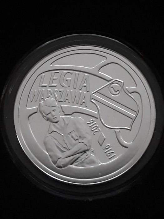 5 zł Legia Warszawa 2016 r. - Lustrzane - mennicze