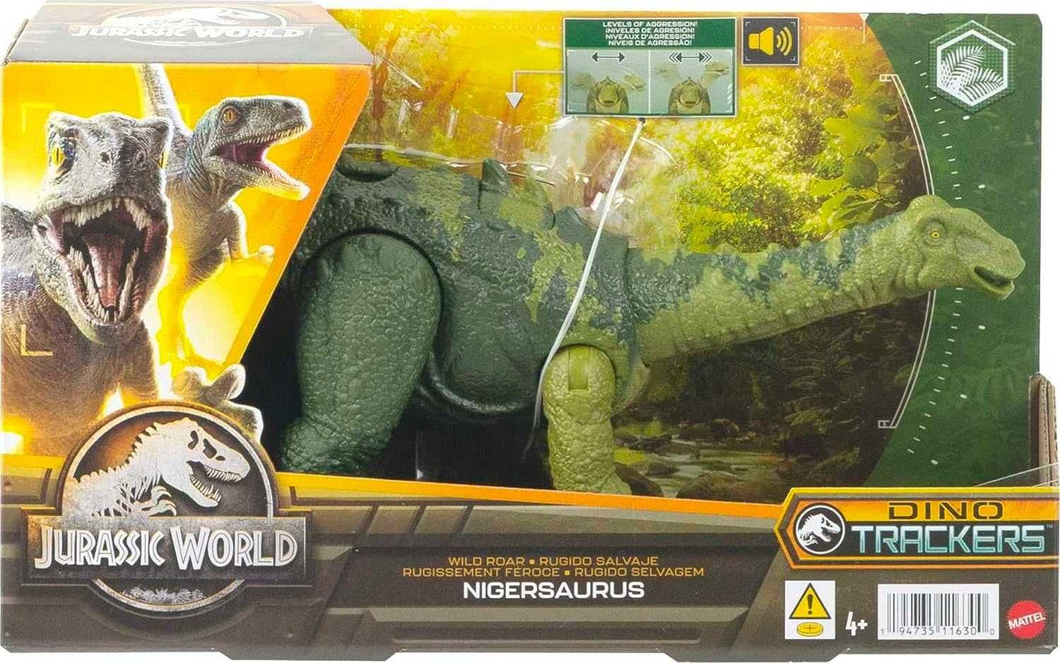 Динозавр Нигерзавр со Звуком Jurassic World Nigersaurus Mattel