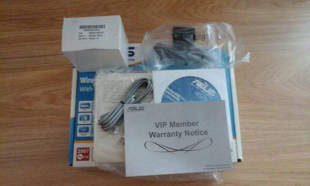 Router ASUS WL-AM604g Wireless ADSL2/2+ Home Gateway 4 Ethernet