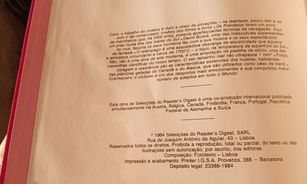 O livro da juventude, Vol. I e II