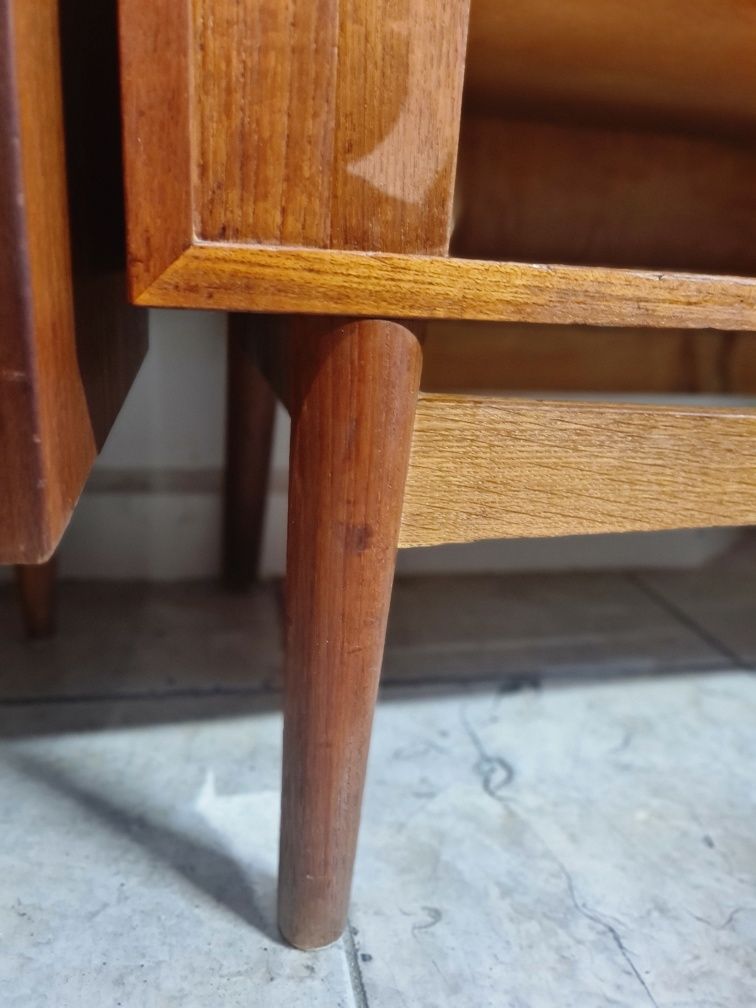 Komoda tekowa,roletowa,duński design,Dania lata 60,mid-century,vintage