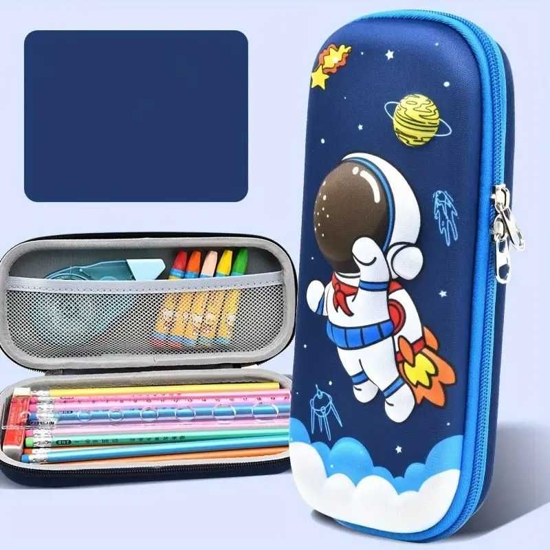 Plecak Szkolny Astronauta 3d - Zestaw 3d Plecak Piórnik Mini Wyprawka