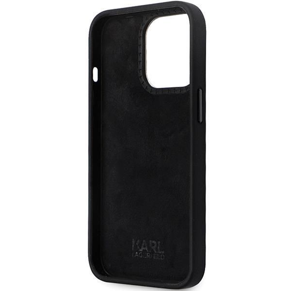 Etui na iPhone 13 Pro Max Karl Lagerfeld Silicone Ikonik Metal Pin