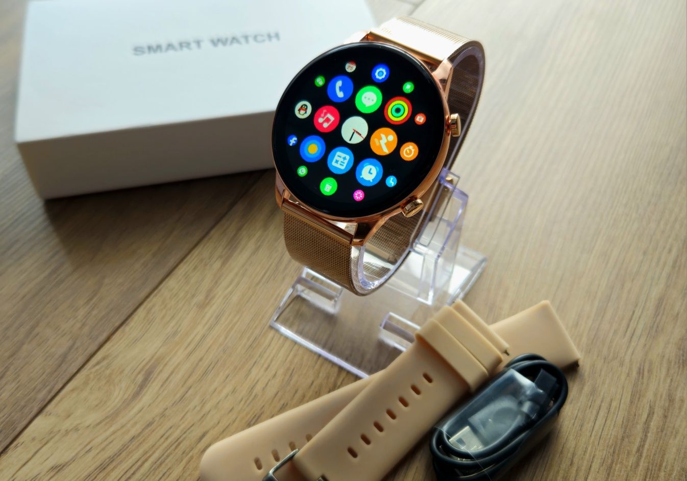 Stylowy Smartwatch- Funkcjonalny Zegarek