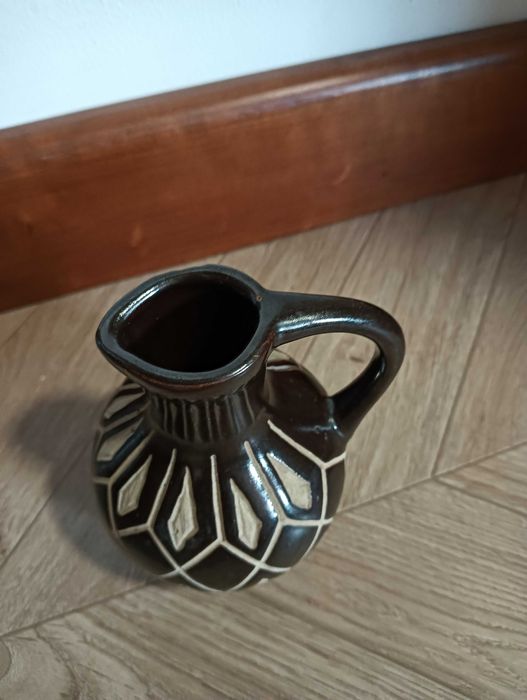 Wazonik ceramiczny z uchem Piesche & Reif