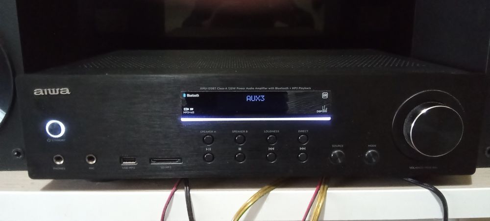 Amplificador aiwa, 2 colunas Sony ss-c55