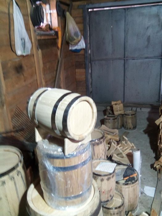 Дубова бочка(на подарок) + гравіровка