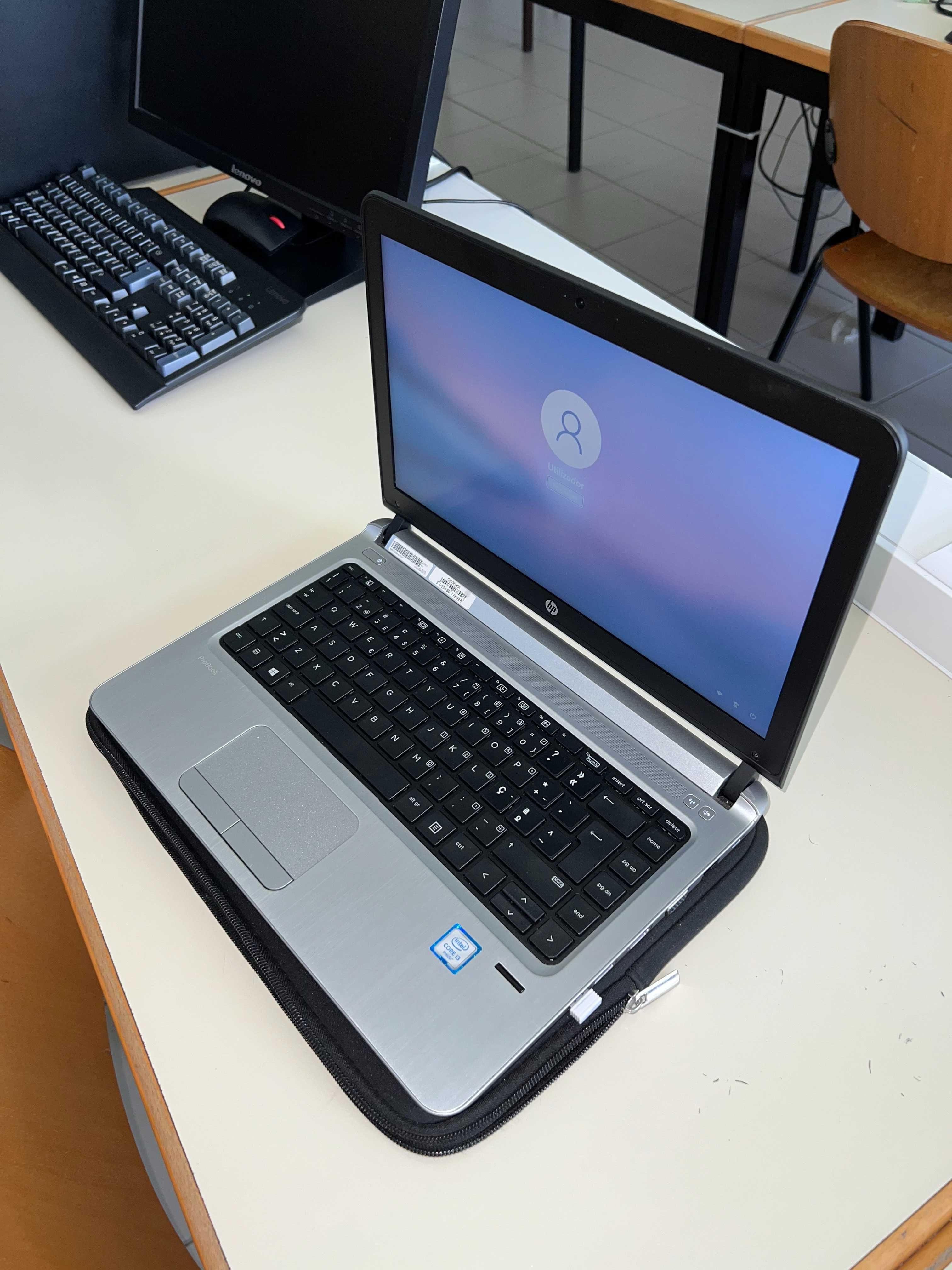 Portátil HP EliteBook 430 G3, Leve e Prático. Adequado para uso diário