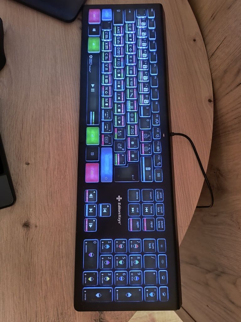 Klawiatura do montażu DaVinci Resolve EditorsKeys