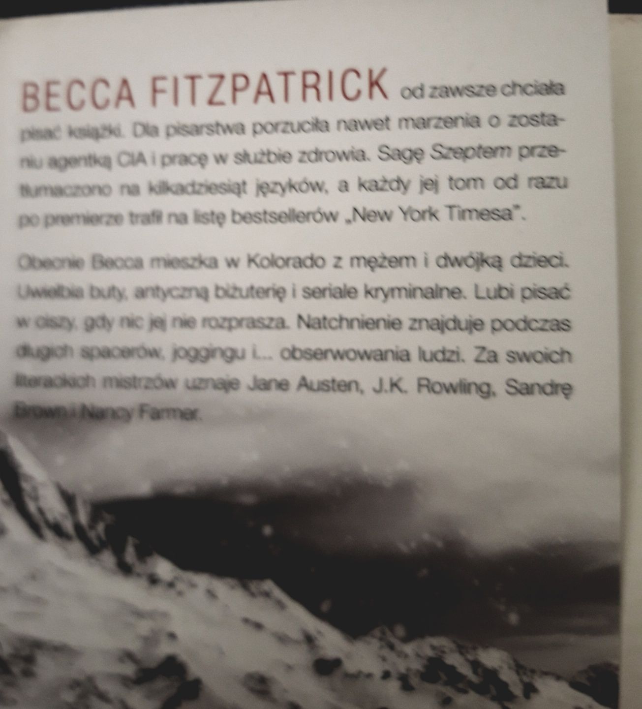 Książka "Black ice" B. Fitzpatrick