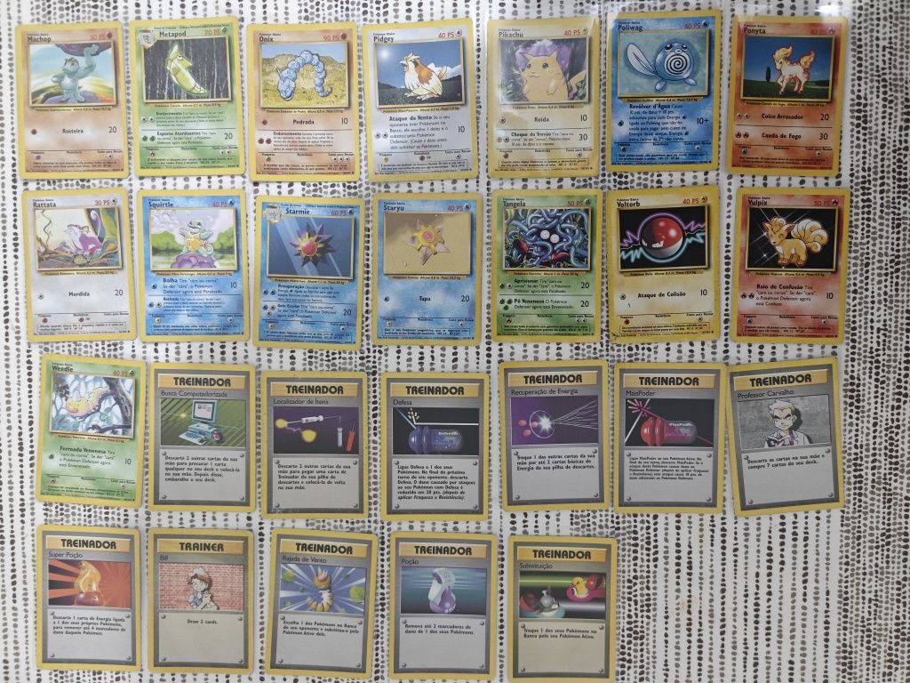 Cartas Pokémon base set