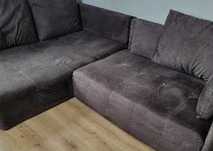 Naroznik 220x245 czarny, wyprany