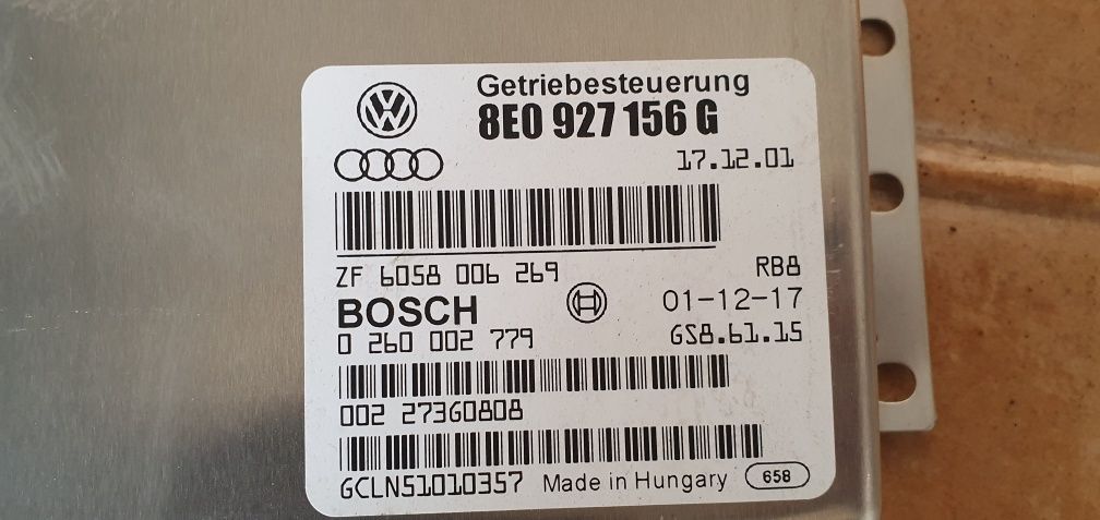 Audi a4 b6 komputer sterownik 3.0 tfsi skrzyni biegów