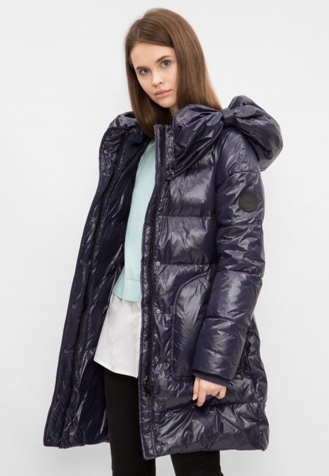 Пуховик Preppy.Женский.Италия.Оригинал.Новый.Размер S-M