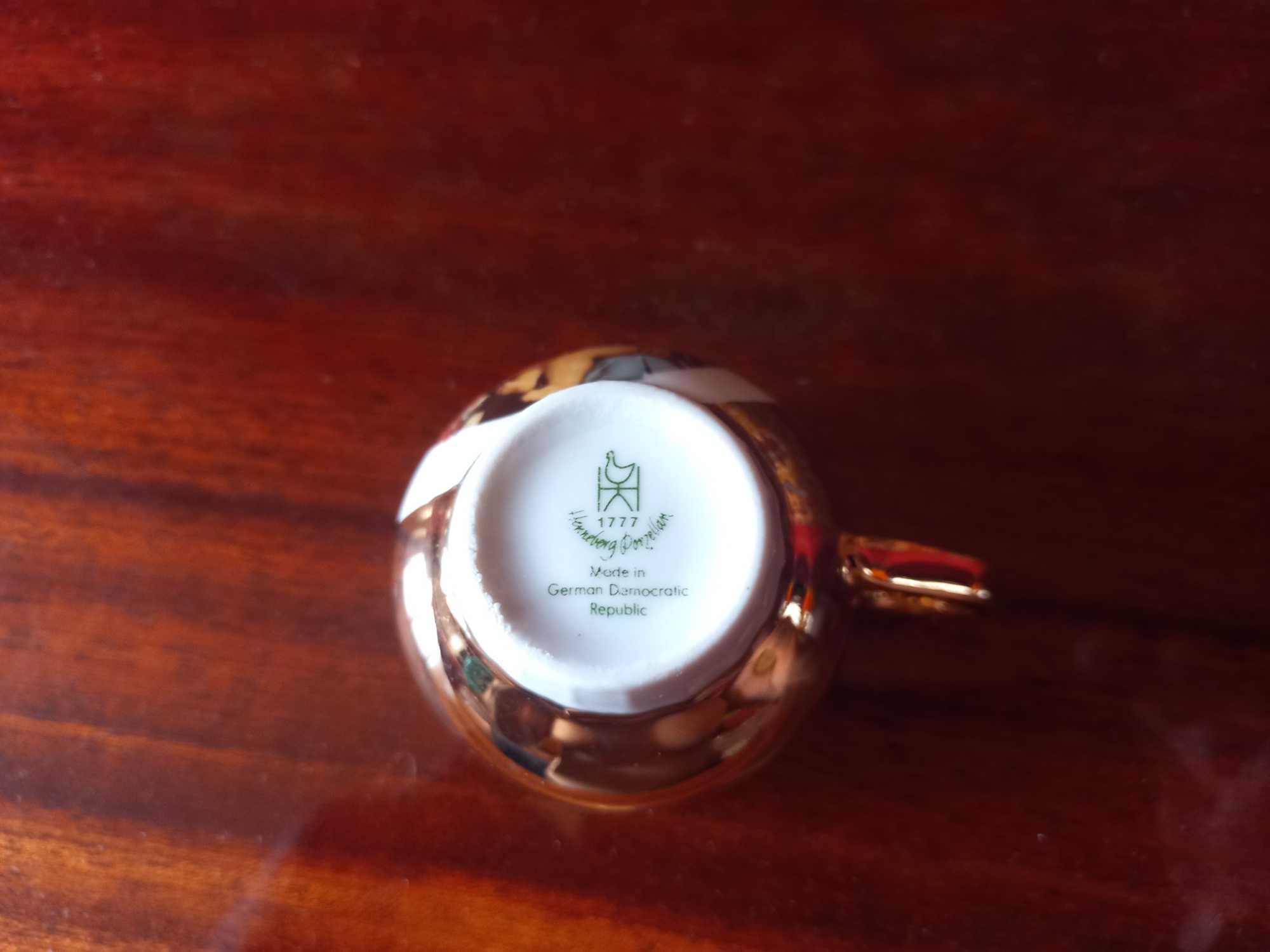 Сервиз кофейный МАДОННА, золотой, ГДР, новый