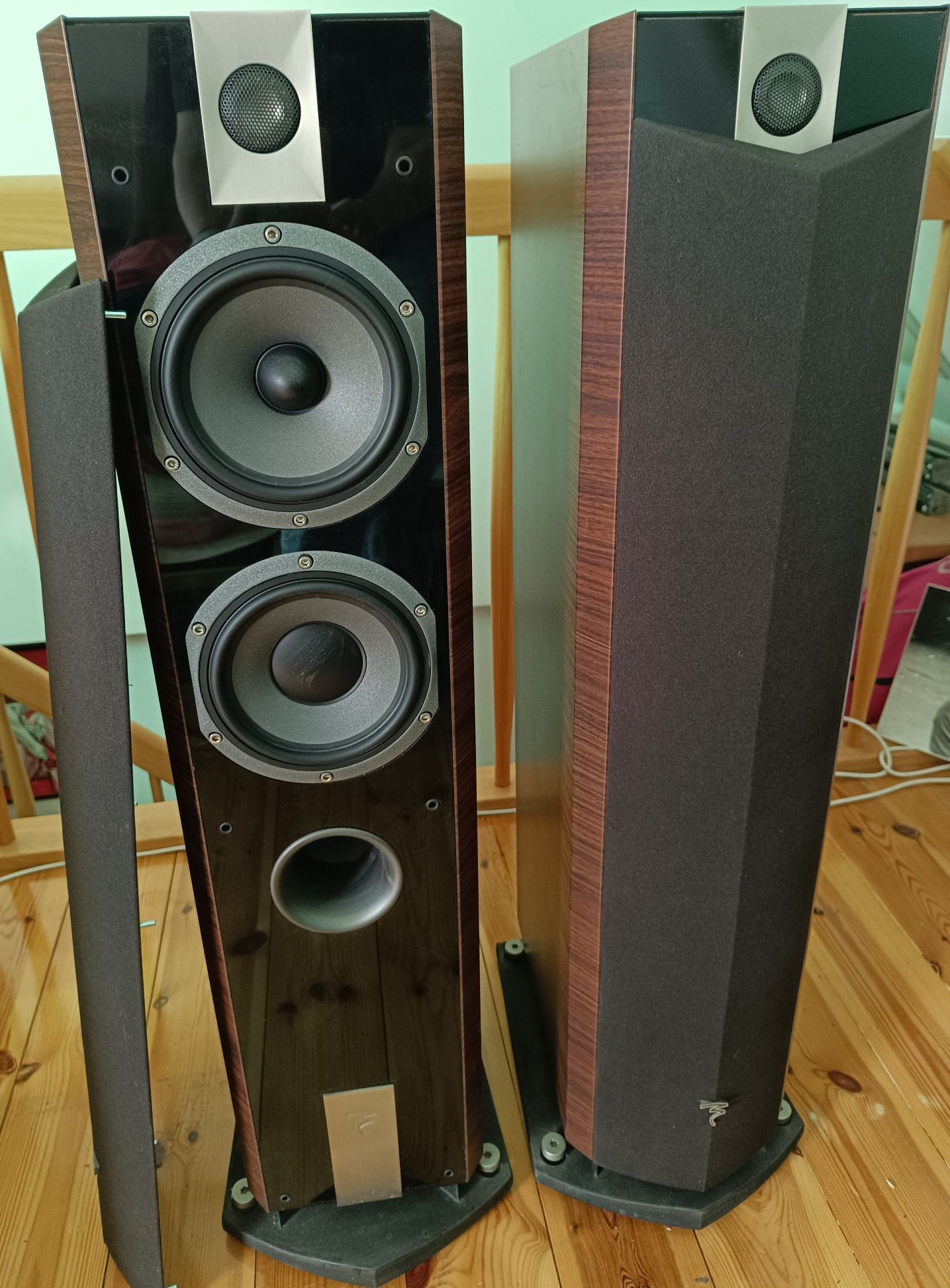 kolumny głośnikowe podłogowe stereo Focal Chorus 816V 8 Ohm wenge