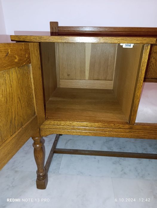 Szafka,  siedzisko drewniane