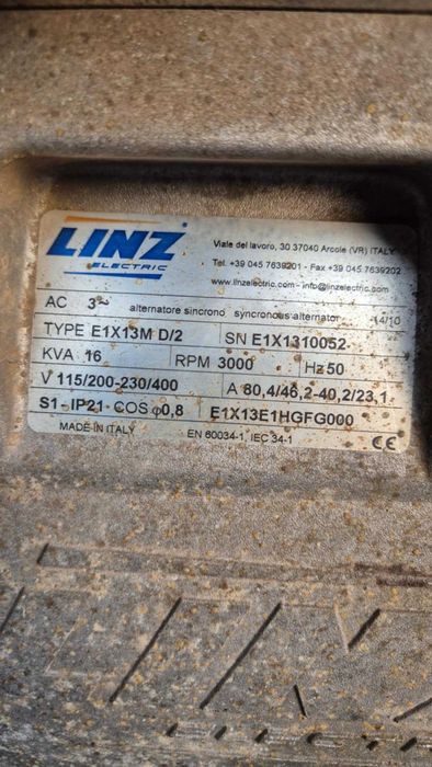 Agregat prądotwórczy Kohler 16kva 12,8kw