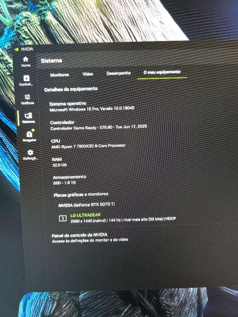 Pc ryzen 7 7800x3d RTX5070ti