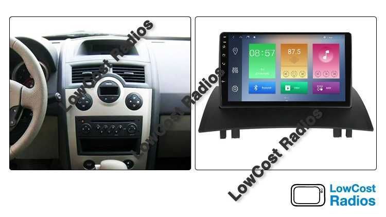 Auto Rádio 9' RENAULT MEGANE 2 | GPS ANDROID Bluetooth USB APPS WIFI