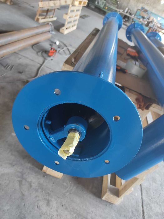 Шнековий навантажувач з підбирачем 159мм*8м. Транспортер. Конвеєр.Шнек