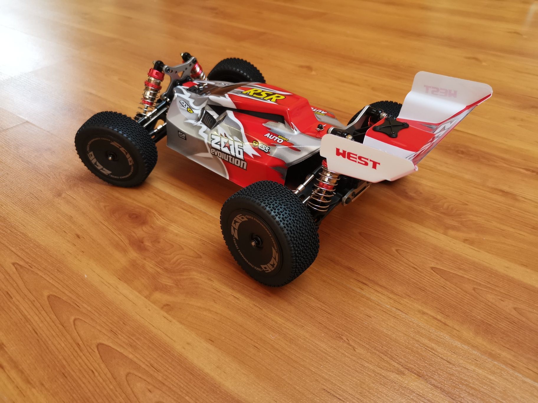 Carro RC Buggy Wltoys 144001 XKS 4X4 1:14 60Kmh Li-po