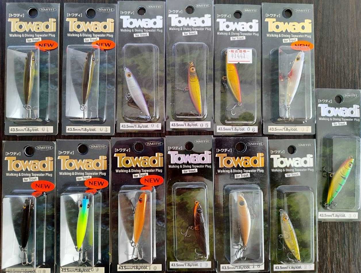 Воблери та блешні Smith (Towadi,Troutin,IC Surgers,Camion,Bisen,Pure)