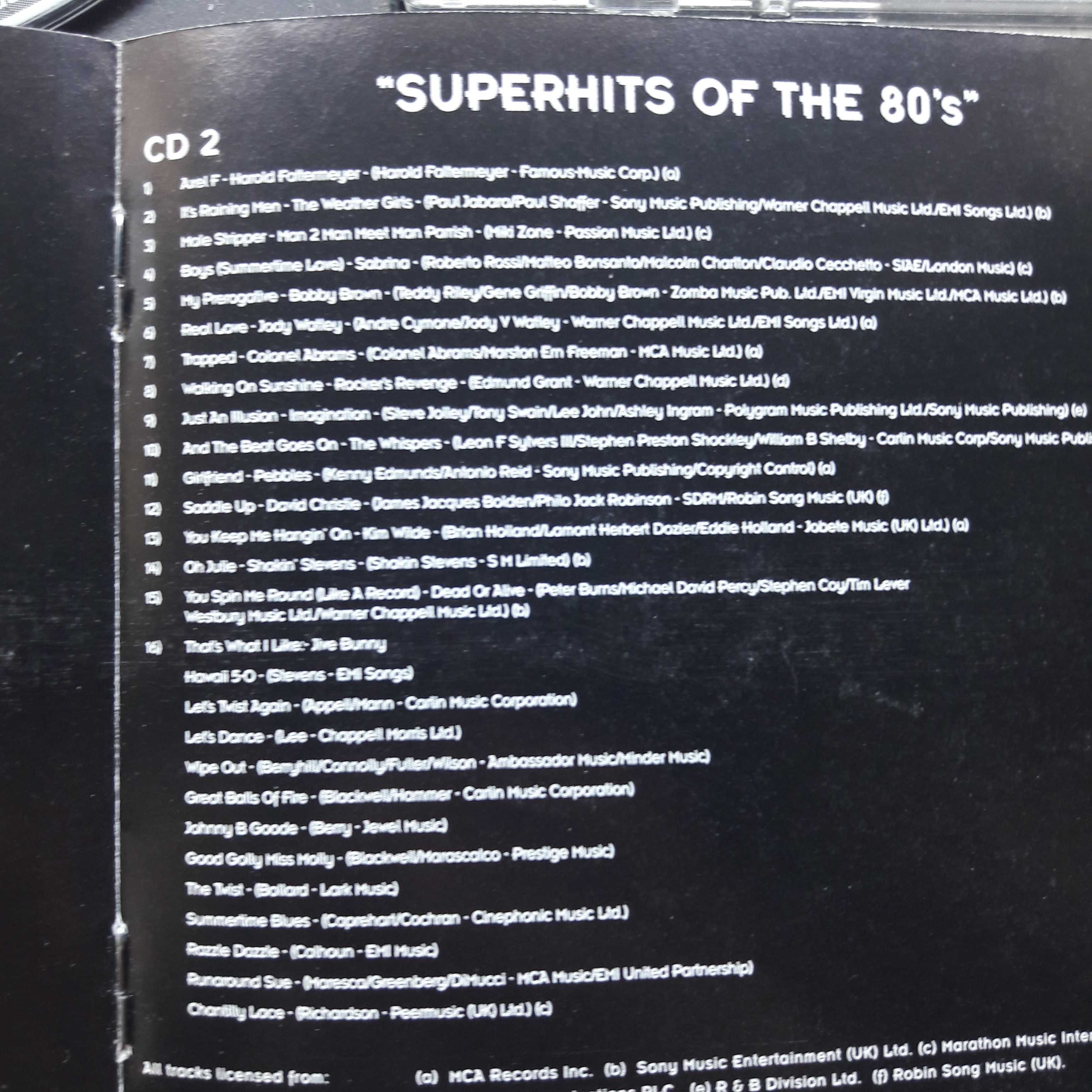 Super Hits of the 80s 4 CDs