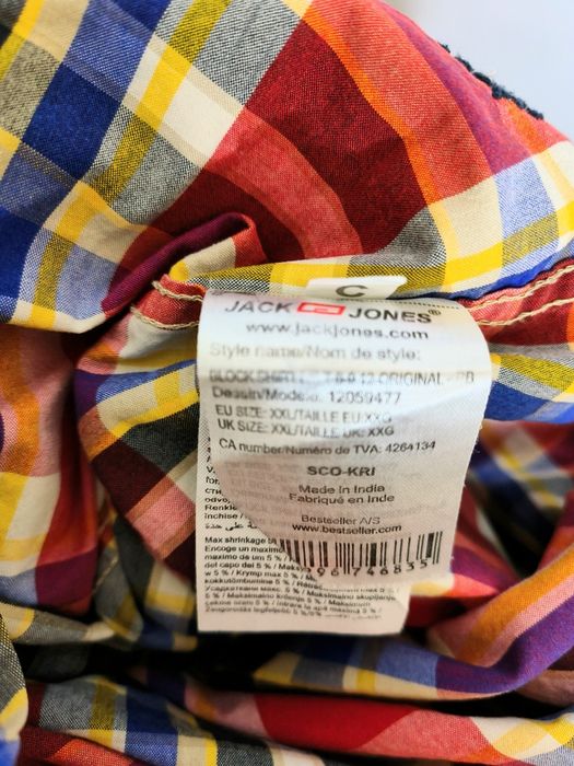Męska koszula Jack & Jones Block Shirt Regular Fit XXL