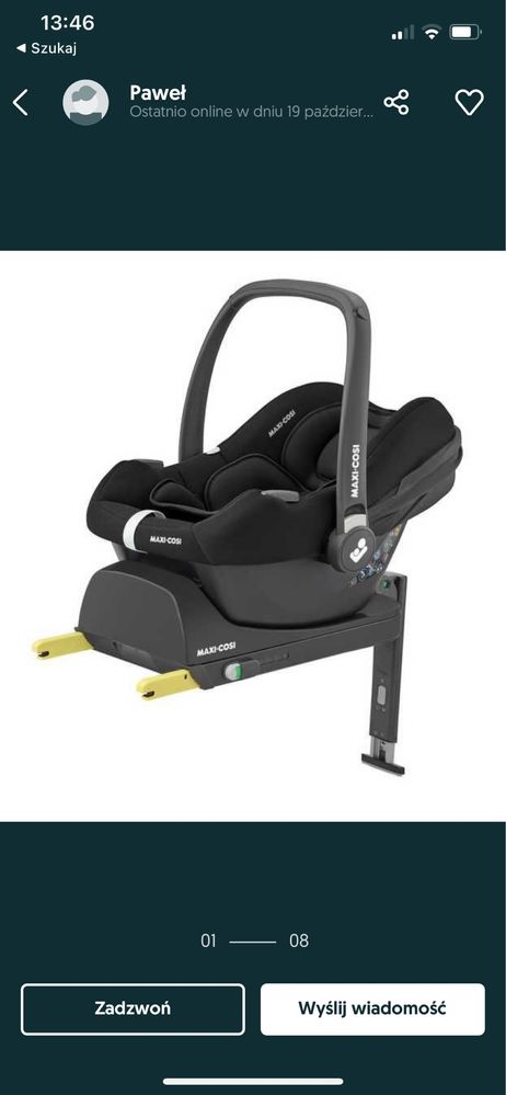 Fotelik Samochodowy CabrioFix i-Size + isofix
