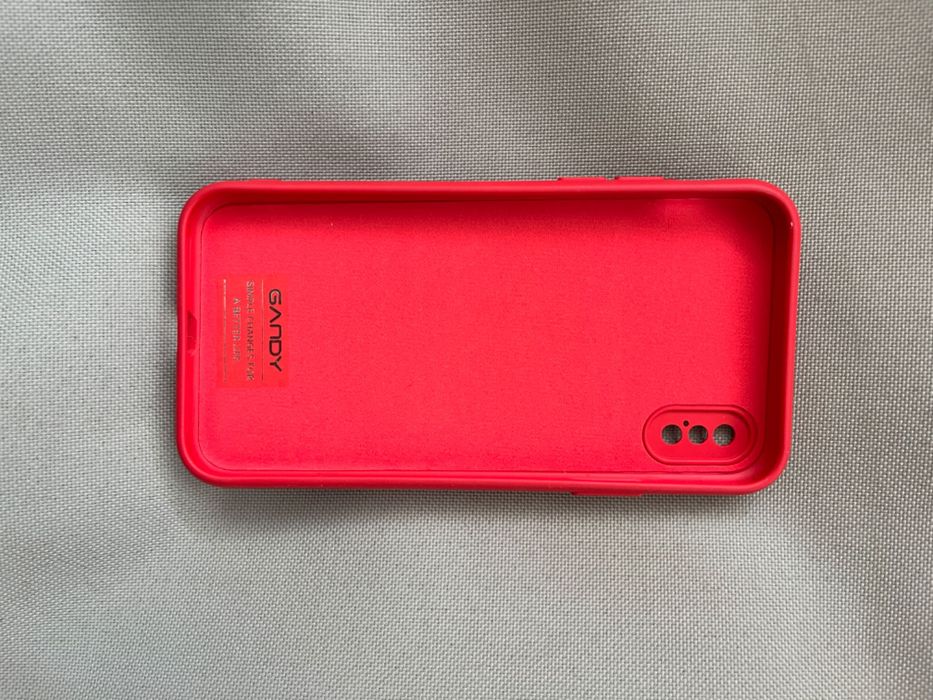 Capa iPhone XS - vermelha