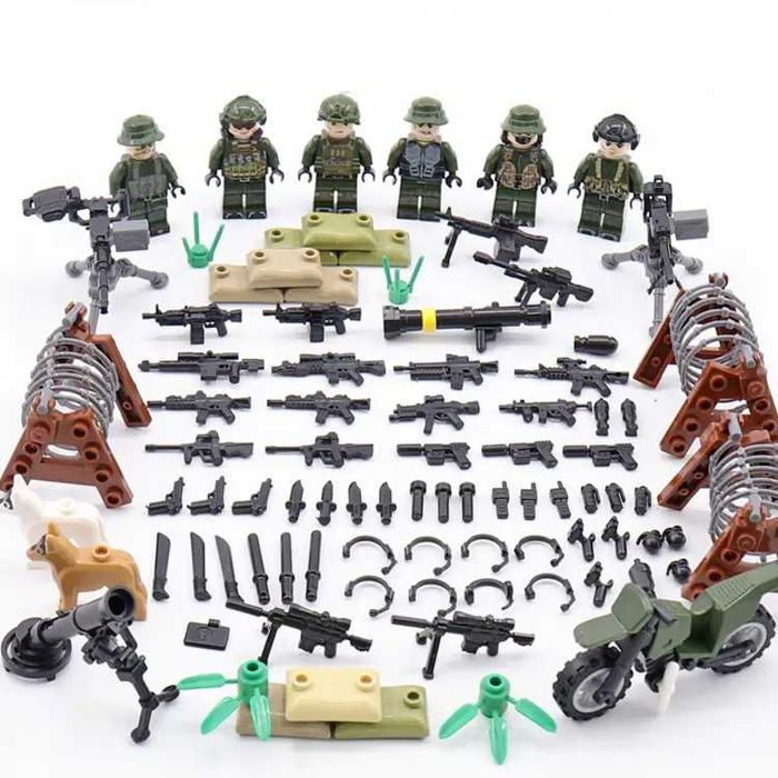 Конструктор набори фігурки спецназ військові солдатики лего