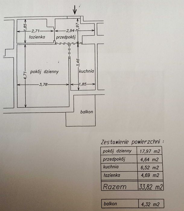 Duża kawalerka 34m² z balkonem - Tarchomin, bezpośrednio