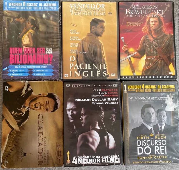 Premiados com o Óscar "MELHOR FILME" em DVD