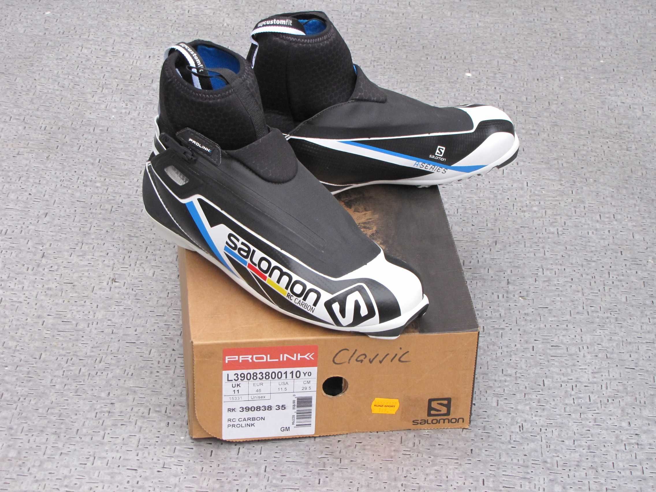 Topowy but biegowy SALOMON RC CARBON eu 46/29,5 cm. Prolink! Nowe!