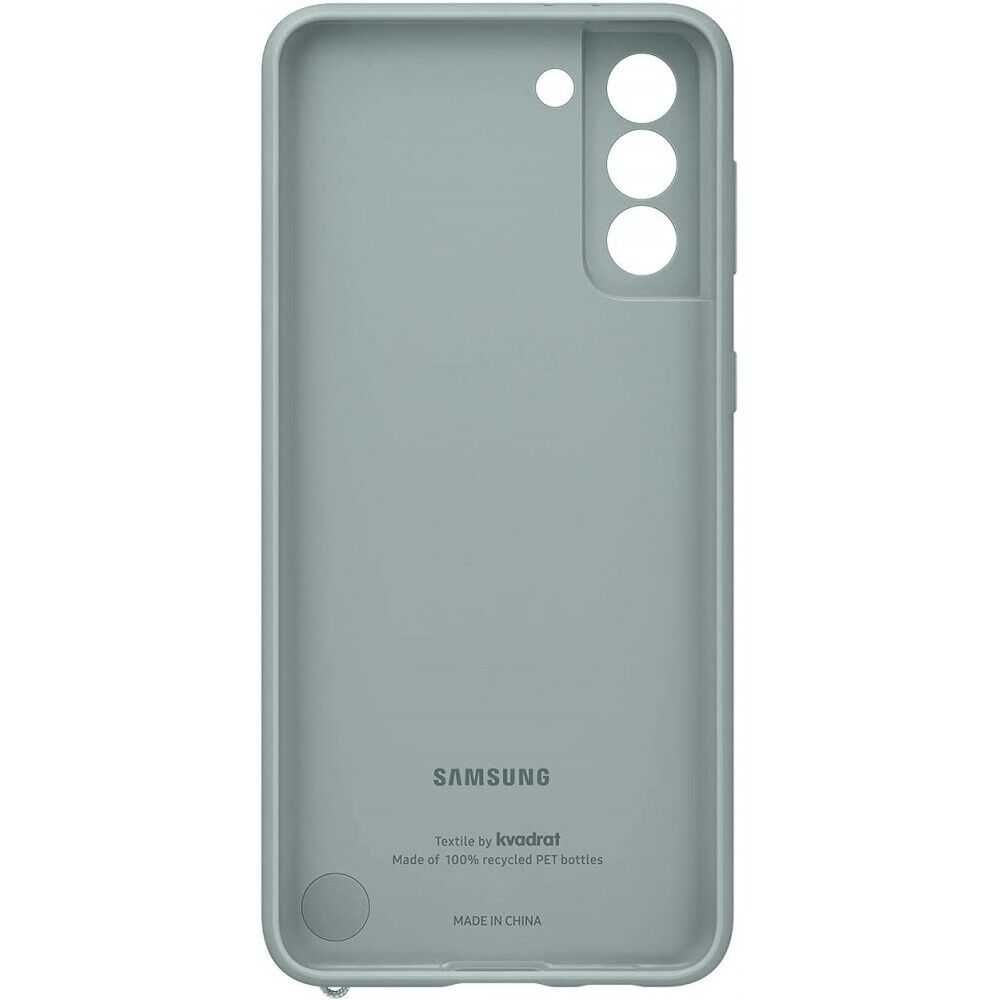 Оригинальный чехол Samsung S21 Plus S21+ Kvadrat Cover Серый