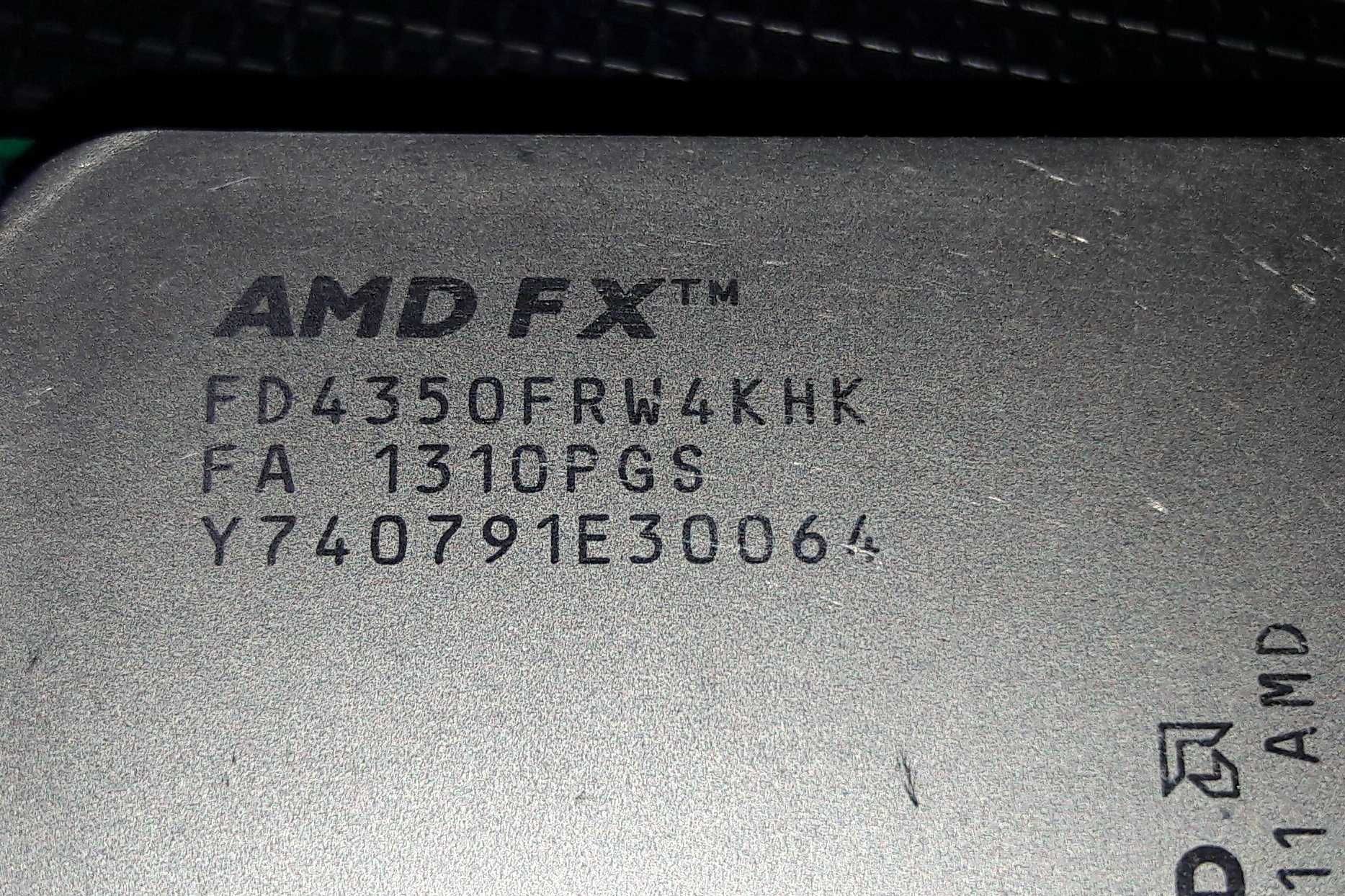 Процессор AM3+ 4 ядра AMD FX-4350 Black Edition