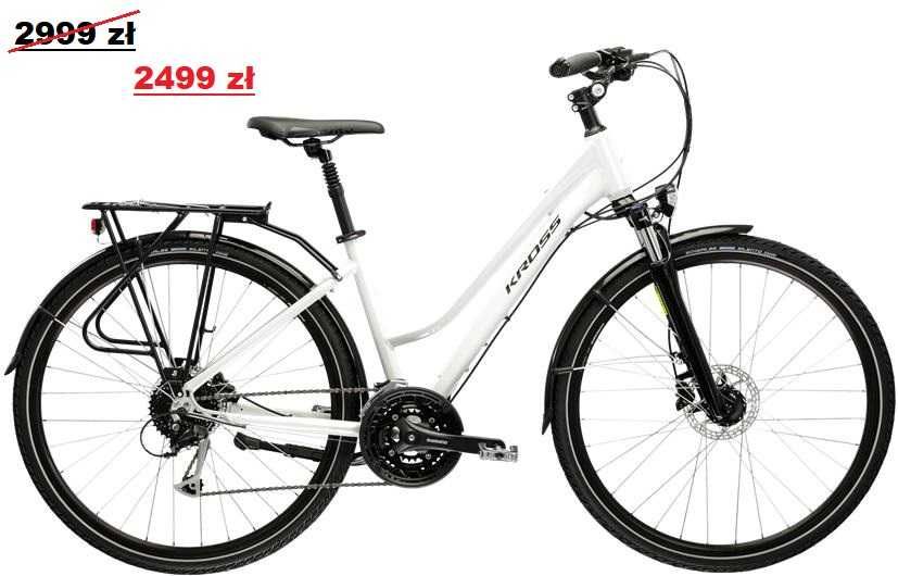 Rower Kross Trans 8.0 L 19" 28” Damski biały