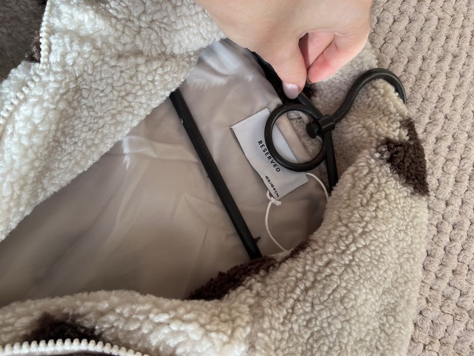 Шерпа куртка бомбер курточка меховушка reserved