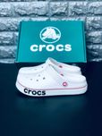 Жіночі Crocs тапочки White Топ предложение! Кроксы летние Хит 2025!