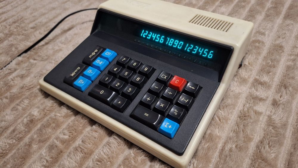 Kalkulator ELEKTRONIKA MK-59 Lata'80-te ZSRR PRL 100% Sprawny! Vintage