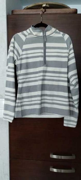 Polar szaro beżowy Mountain Warehouse r. 38 długi rękaw zamek paski