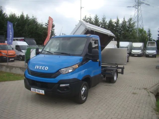 Iveco DAILY 50 C 17 3.0TDI WYWROTKA WINDA MECHANICZNA PRZYSTAWKA DO HYDRAULIKI  3-STRONNA Wywrotka winda750kg 3.5t na haku