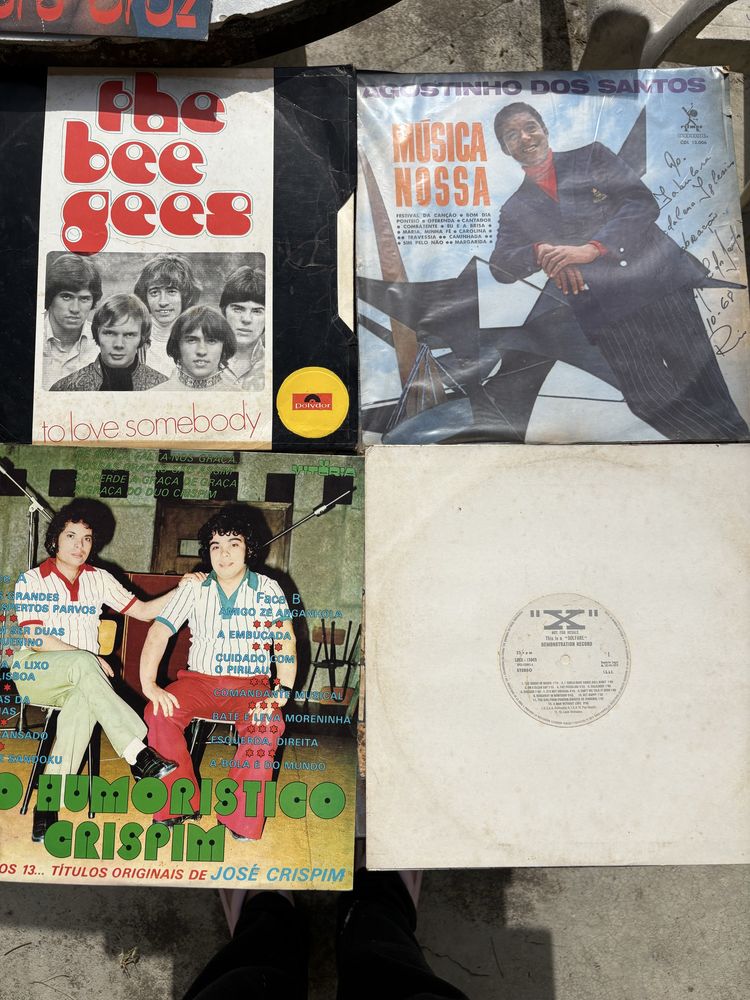 Discos de vinil antigos