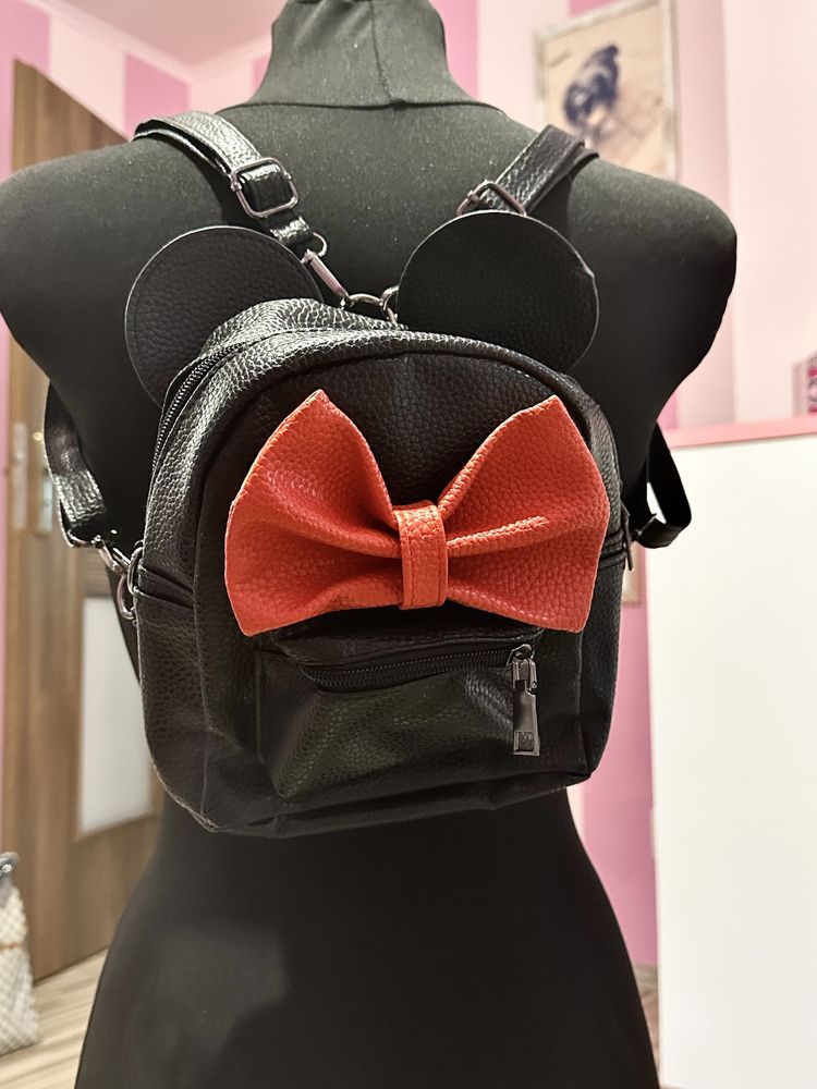 Plecak Mickey Mouse z kokardką i uszami