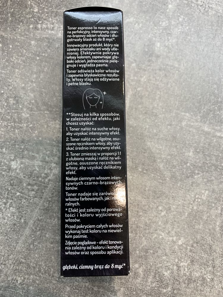 Toner only bio espresso ciemno brązowy odcień 100ml