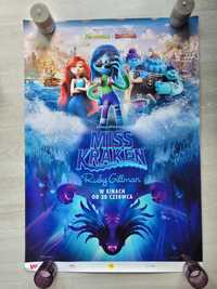 Plakat kinowy z filmu bajki Miss Kraken bajka Dreamworks