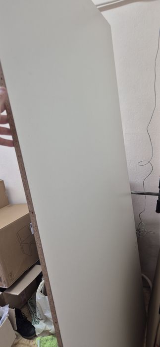 2 білих листи ДСП ламіновані, примірочна