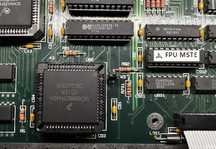 ATARI Mega STE koprocesor Motorola MC68882FN40A + układ GAL